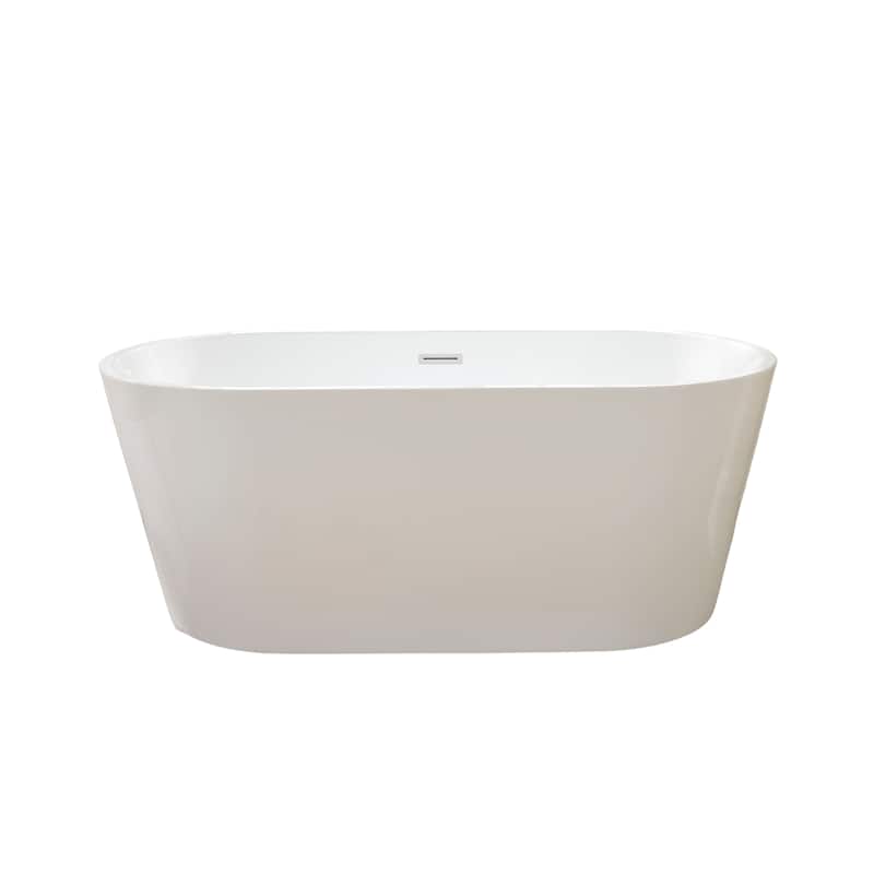 Vanity Art 67" Acrylic Freestanding Soaking Bathtub