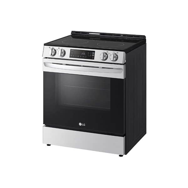 LG 6.3 Cu. ft. Smart Wi-Fi Enabled Probake Convection Instaview Dual Fuel Slide-in Range with Air Fry