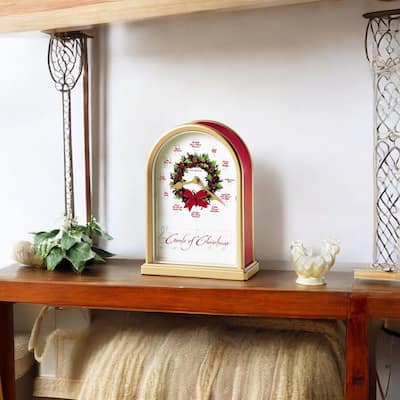 Howard Miller Carols of Christmas II Mantel Clock with Hourly Carol Chimes