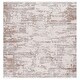preview thumbnail 14 of 12, SAFAVIEH Diamond Anelise Modern Abstract Fringe Rug 6'7" Square - Beige/Brown - Square