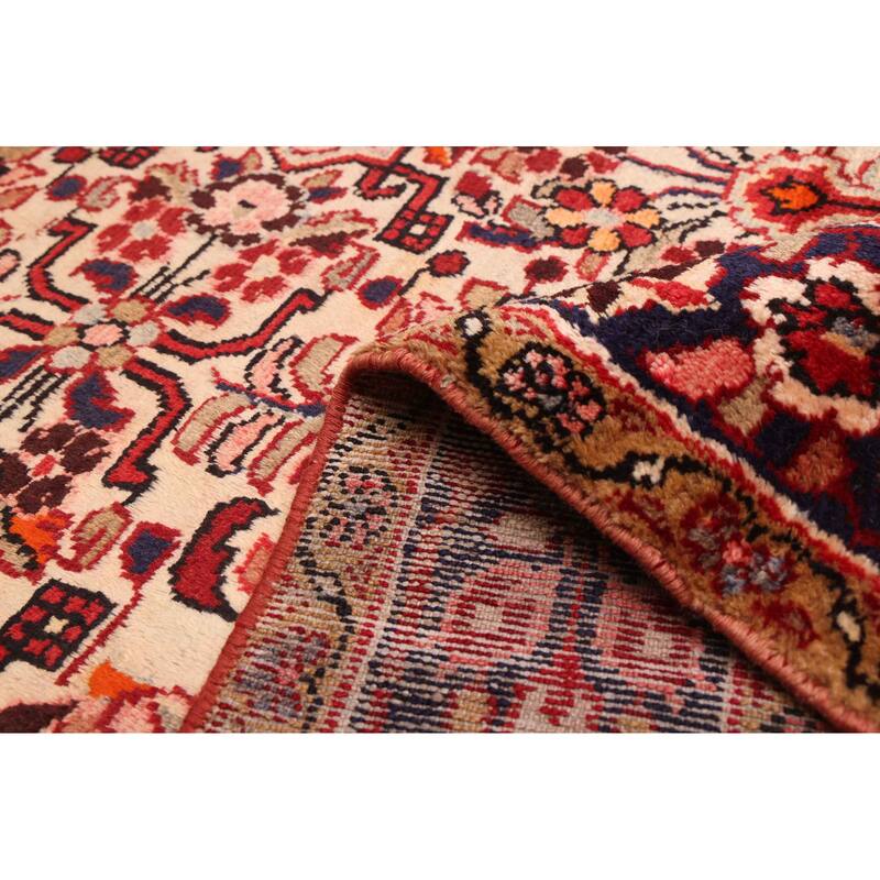 ECARPETGALLERY Hand-knotted Andelz Cream Wool Rug - 5'0 x 8'7