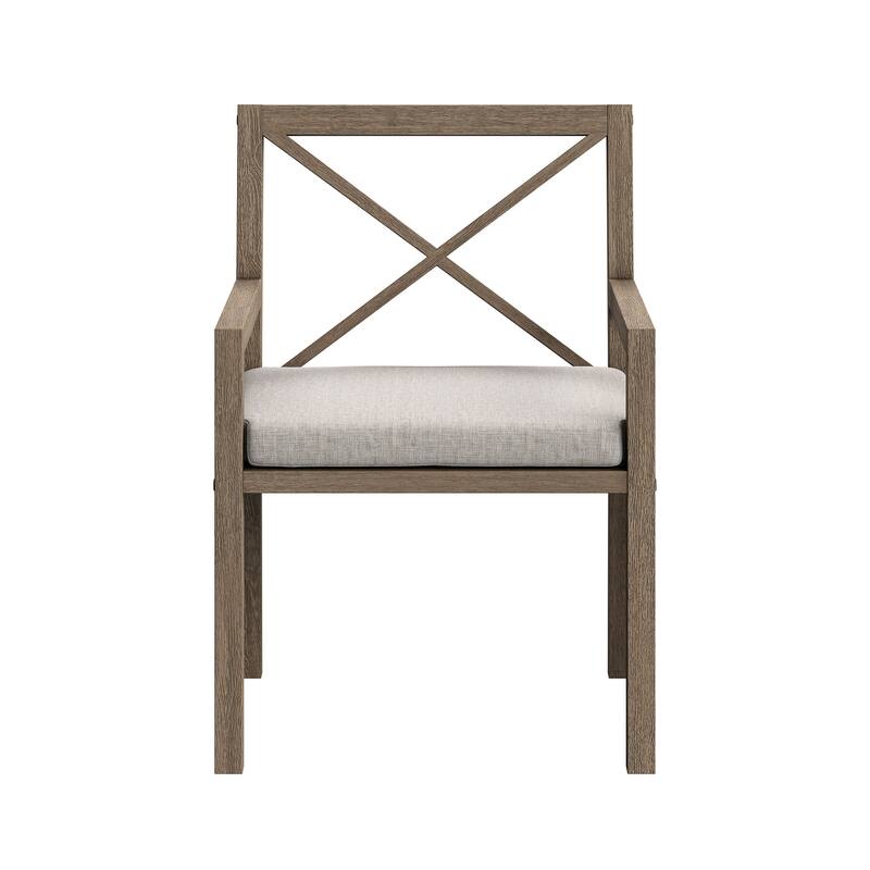 Northlake Outdoor Patio Teak Dining Armchair