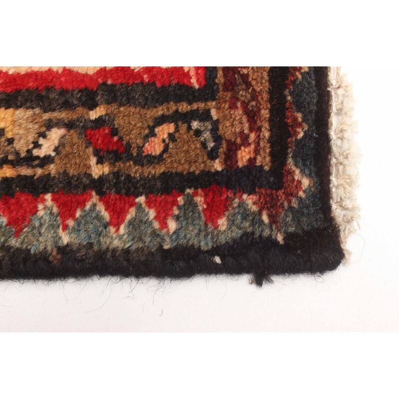 ECARPETGALLERY Hand-knotted Andelz Red Wool Rug - 3'6 x 9'6