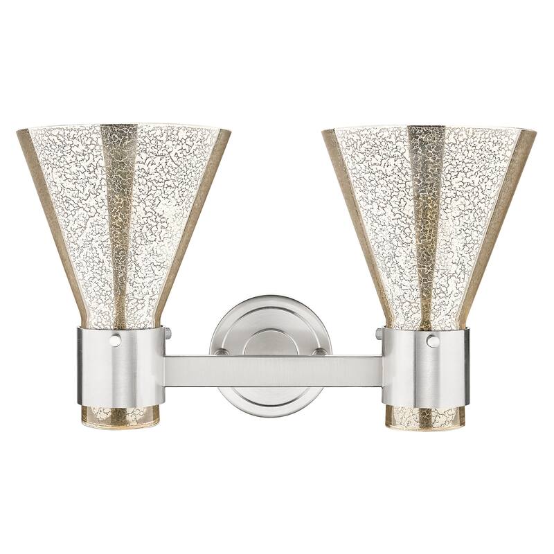 Innovations Lighting 464-2W-G464C-7ME Lawton Cone 2 Light 16" Wide