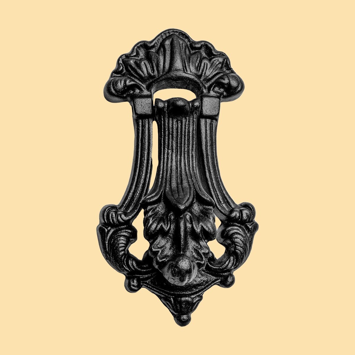 Shop Black Door Knocker Cast Iron Door Knockers For Front Door 7 1 2 Inch X 4 Inch Overstock