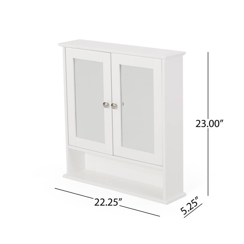 30"Freestanding Bathroom Vanity with Ceramic Sink and Mirror Cabinet