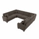 preview thumbnail 2 of 35, Stockton 125W U Shaped Sectional Couch by Bush Furniture