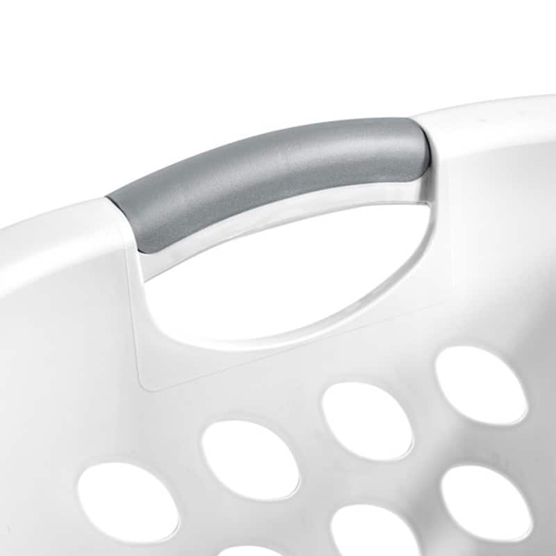 Sterilite Ultra 2 Bushel Plastic Stackable Clothes Laundry Basket, Aqua (6 Pack)
