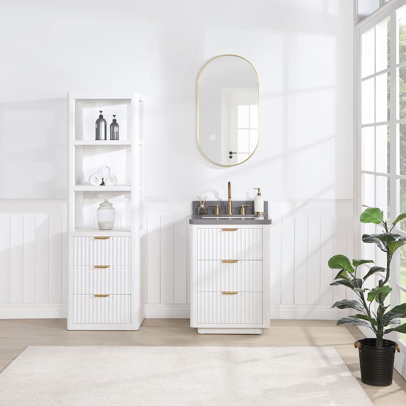 Cadiz 22 in. Storage Cabinet for Bathroom and Living Room