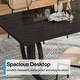 preview thumbnail 8 of 6, Dining Table for 4-6 People, 63-Inch Large Dining Room Table, High Glossy Finished