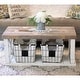 preview thumbnail 7 of 7, Wooden X Leg Coffee Table