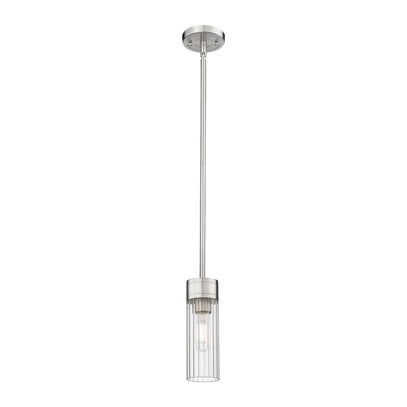 Innovations Lighting Empire - 1 Light 8" Stem Hung Pendant - Clear/Satin Nickel