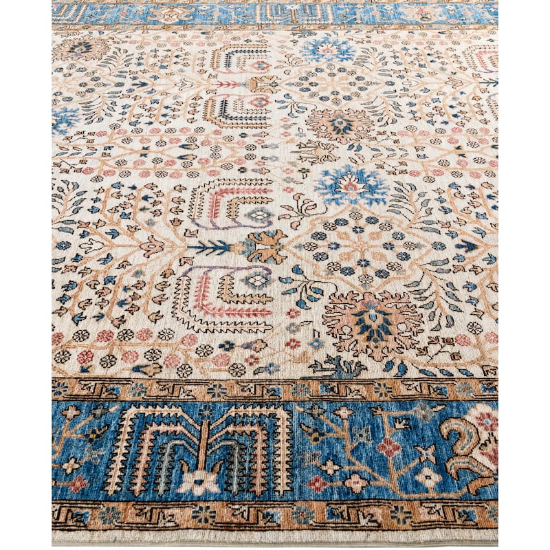 Serapi One-of-a-Kind Hand-Knotted Area Rug - Ivory - 7' 11" x 10' 0"