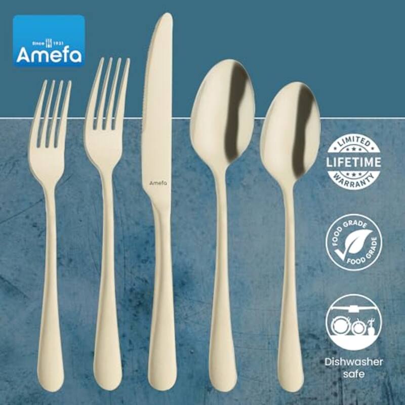 Amefa Austin 20 Piece Flatware Set - 4.5" L x 10" W x 3.5" H