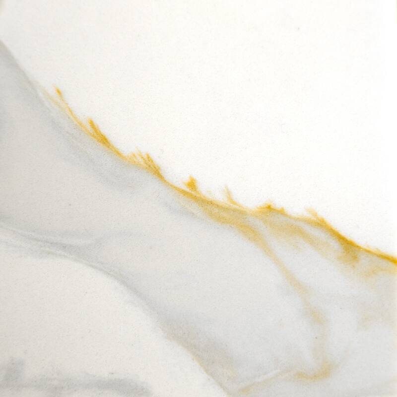 Calesco Calacatta Quartz Bathroom Vanity Top with Sink and Backsplash