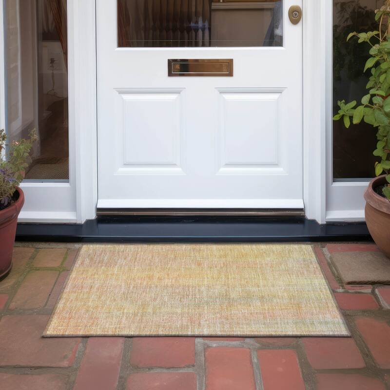 Altova Stripe Weather Resistant Classic Meets Modern Runner Outdoor Rug