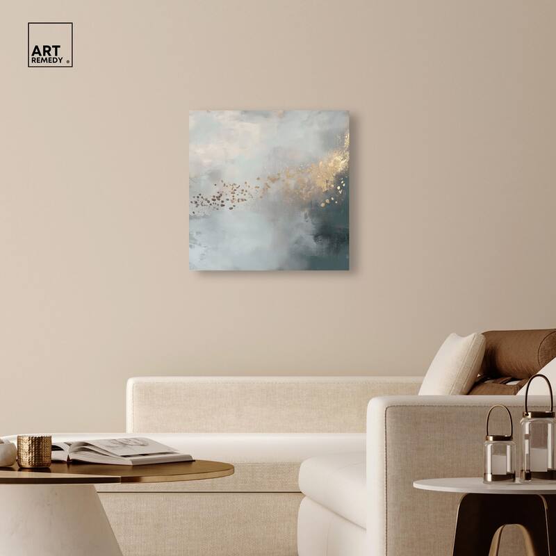 Silvered Hues and Gold I Canvas by Art Remedy, Gallery Wrapped