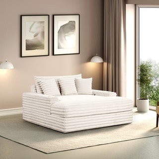 Furniture of America Venden Modern Chenille Padded 2-Seater Chaise Loveseat with USB Charger and Cup Holders