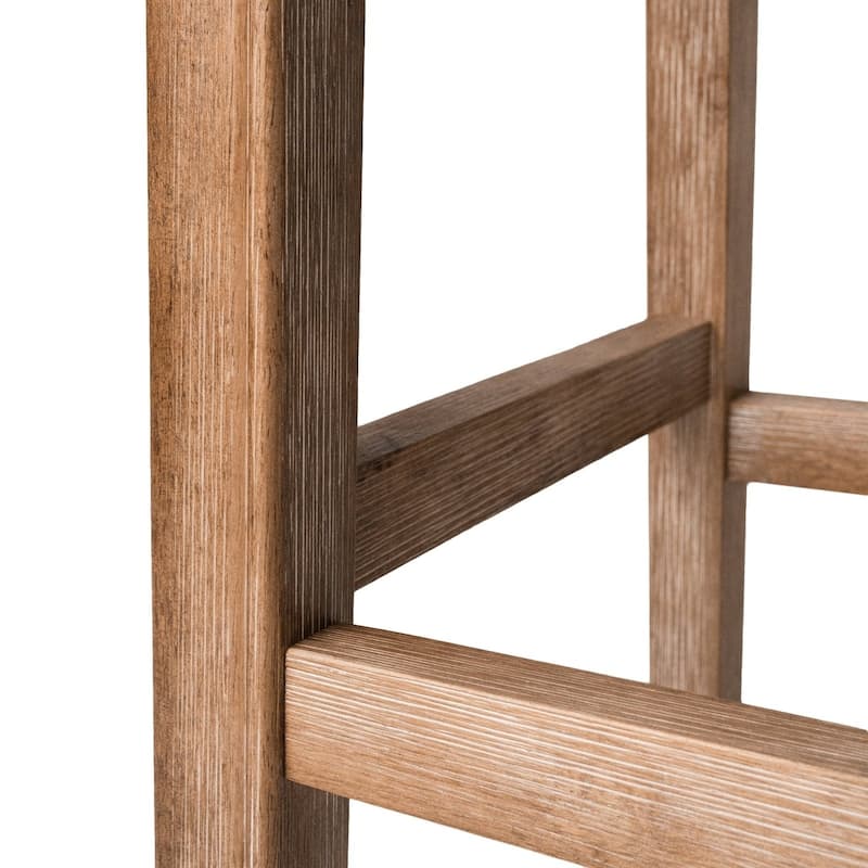 Maven Lane 31" Adrien Saddle Kitchen Bar Height Stool - N/A