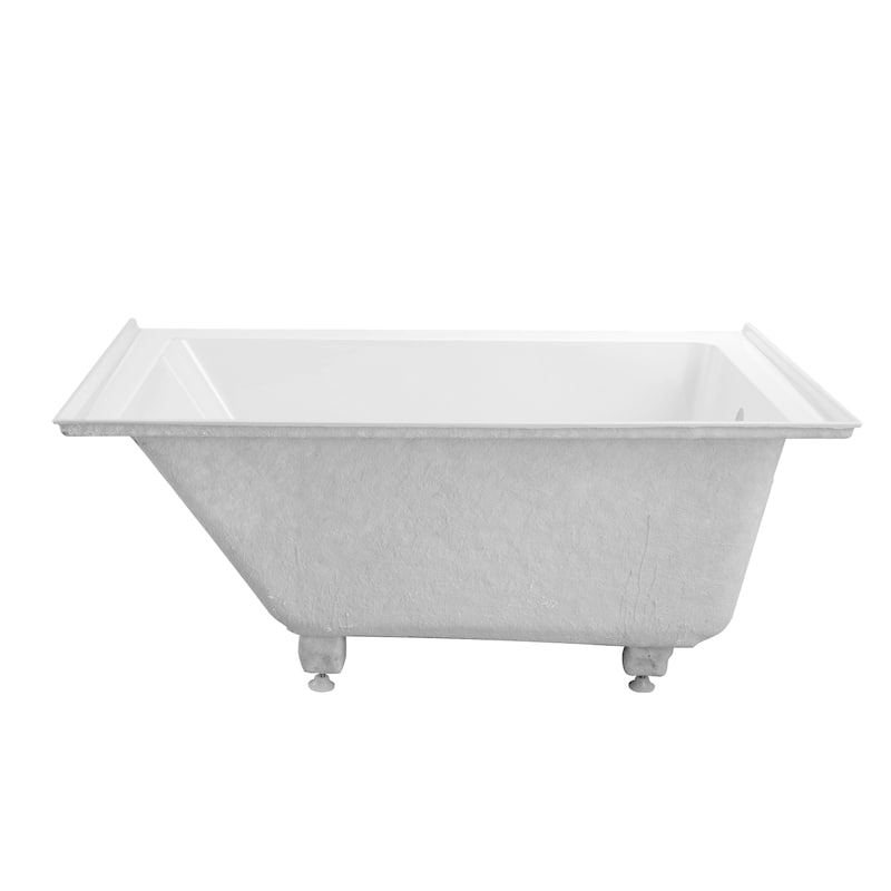 Vanity Art Alcove Soaking Acrylic Bathtub