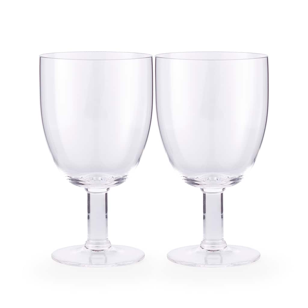 Kit Kemp for Spode Set of 2 Glassware Flow Wine Glasses - 11.8 Oz