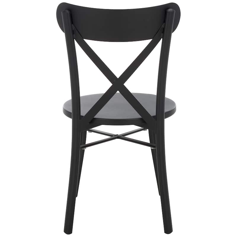 SAFAVIEH Outdoor Living Core 18-inch Cross Back [SET of 2] - 17"W x 20"D x 33"H