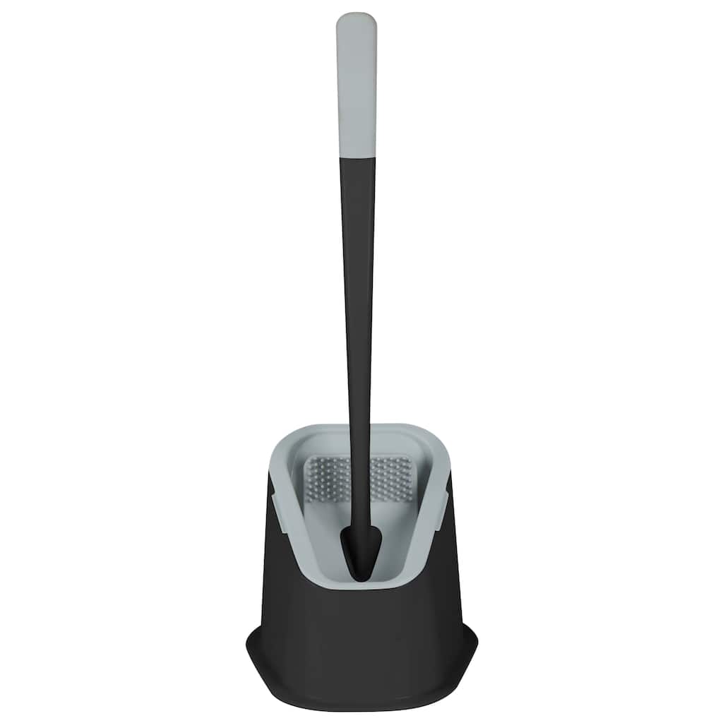 Bath Bliss Contoured Toilet Brush in Black