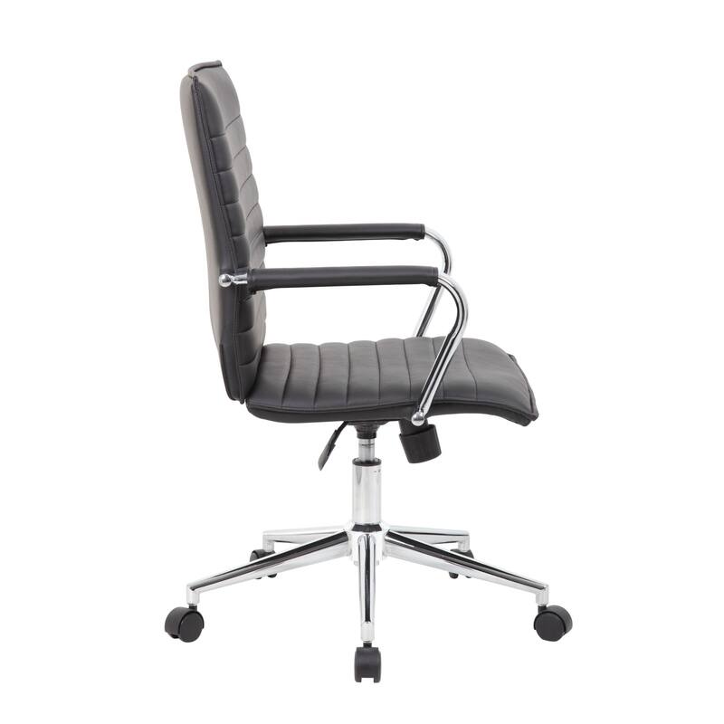 Boss Hospitality Task Chair with Fixed Chrome Arms