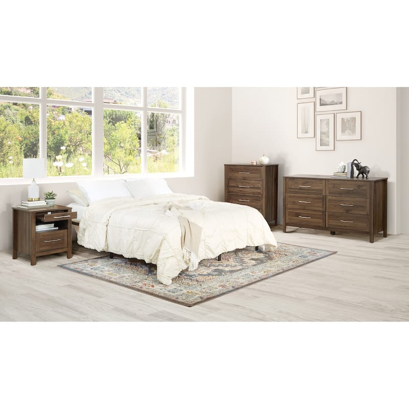 Stonebrook 3 Piece Bedroom Set - Classic Walnut