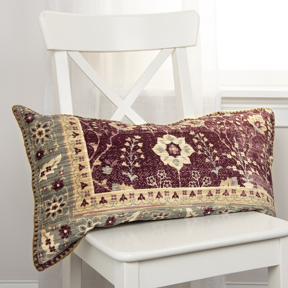 Beige lumbar pillow cheap