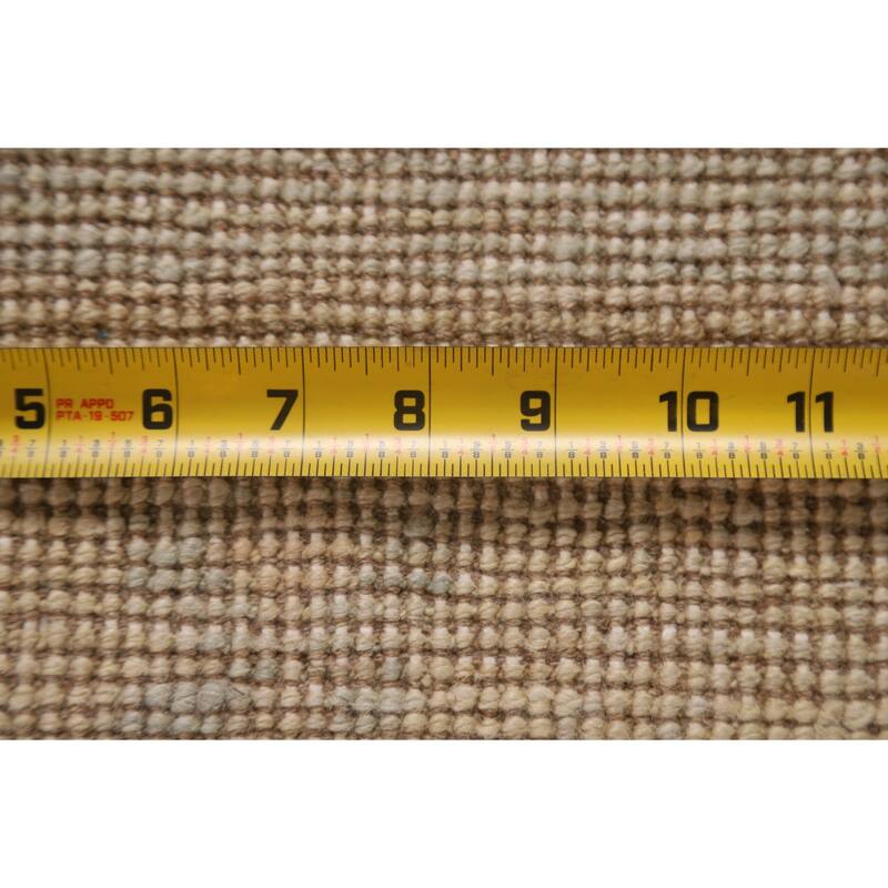 Vegetable Dye Oushak Turkish Area Rug Handmade Wool Oriental Carpet - 8'11"x 12'10"