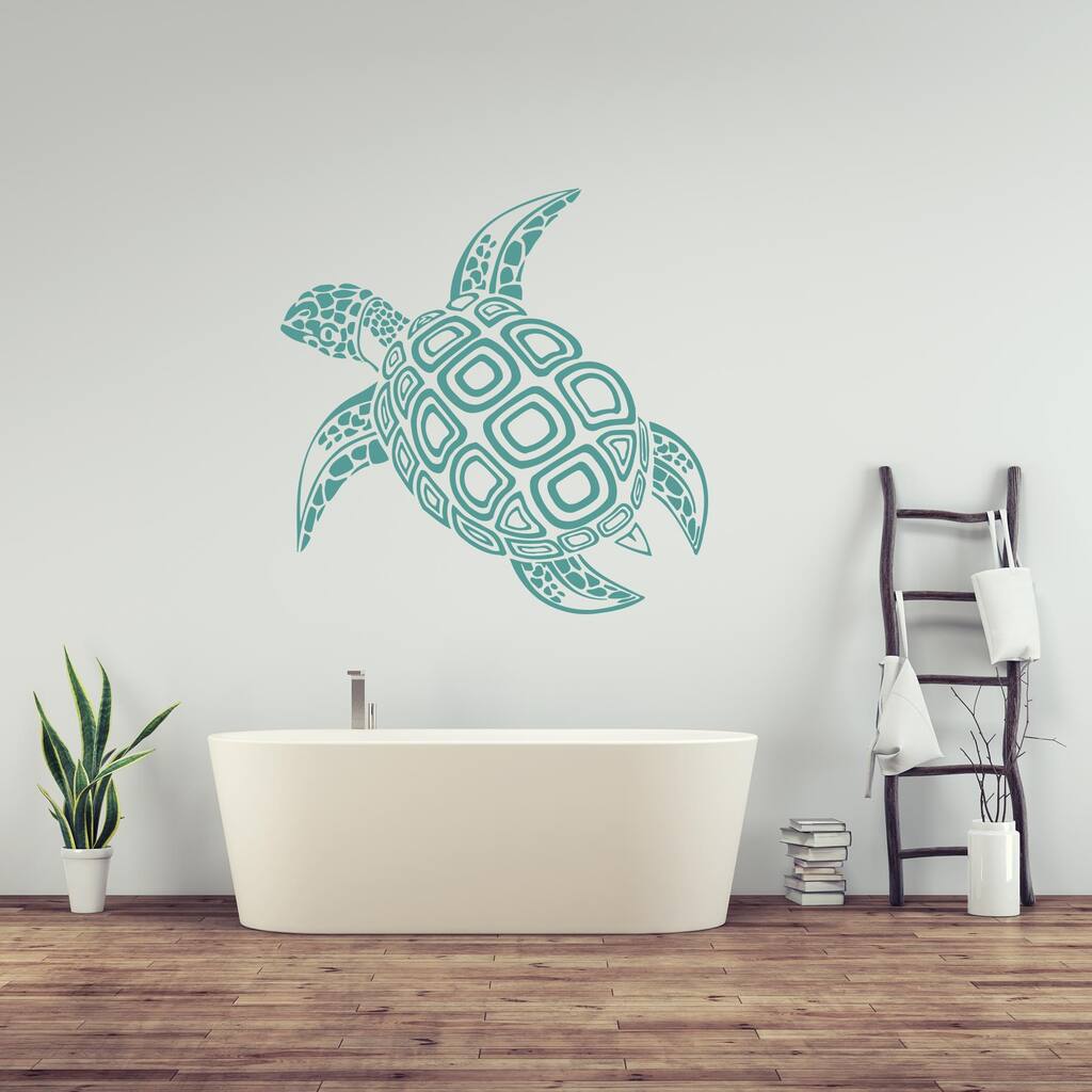 Sea Turtle Wall Decal Ocean Sea Animals Decals.