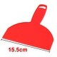 preview thumbnail 2 of 2, Plastic Baking Tool Pizza Cream Cake Dough Pastry Butter Scraper Cutter Red