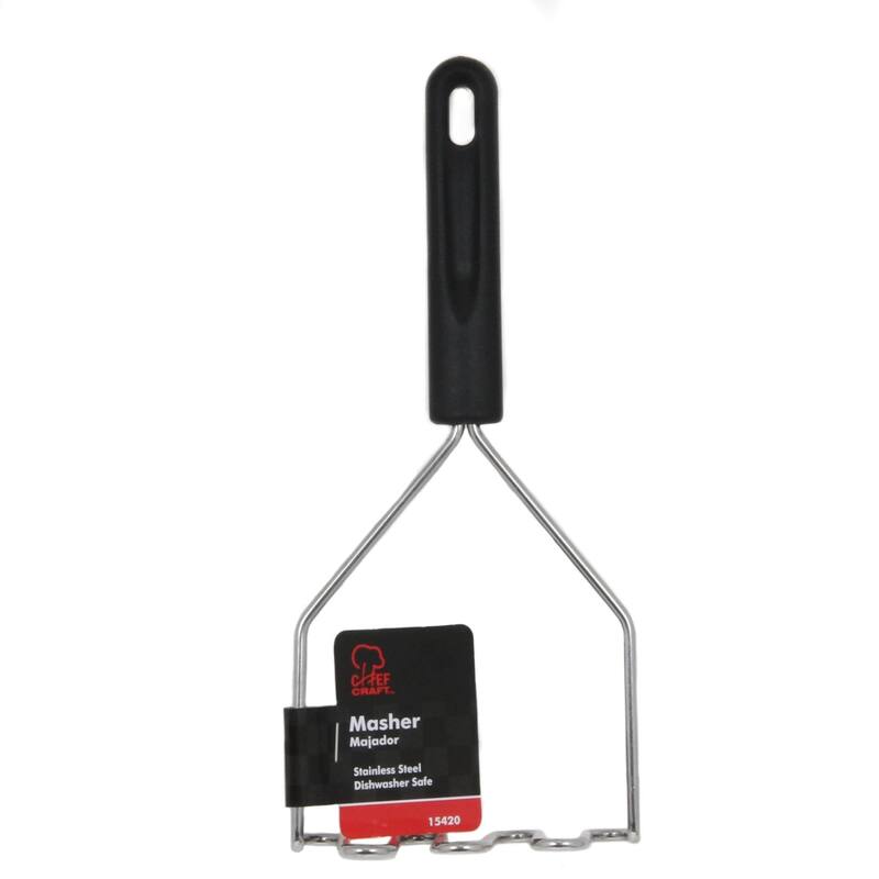 Chef Craft 8 Piece Select Stainless Steel Kitchen Tool and Utensil Set