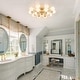 preview thumbnail 20 of 22, 38.5" Mid Century Semi Flush Mount Ceiling Light Modern Sputnik Chandelier
