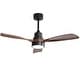 preview thumbnail 94 of 97, Sofucor 48/52 Inch Wood Ceiling Fan with Light and Remote/Smart App Voice Control, Dimmable Lights Included 48-Remote Control - Black with Walnut Blades