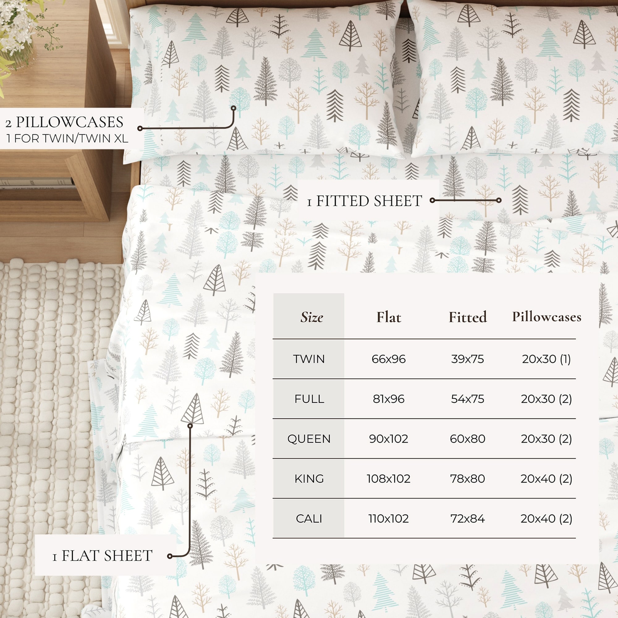 Linery & Co. Winter Turkish Cotton Double-Brushed Flannel-image