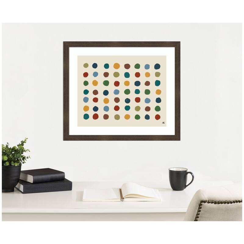Kate and Laurel Meditation No. 3 by Kelly Knaga Framed Wall Art Print
