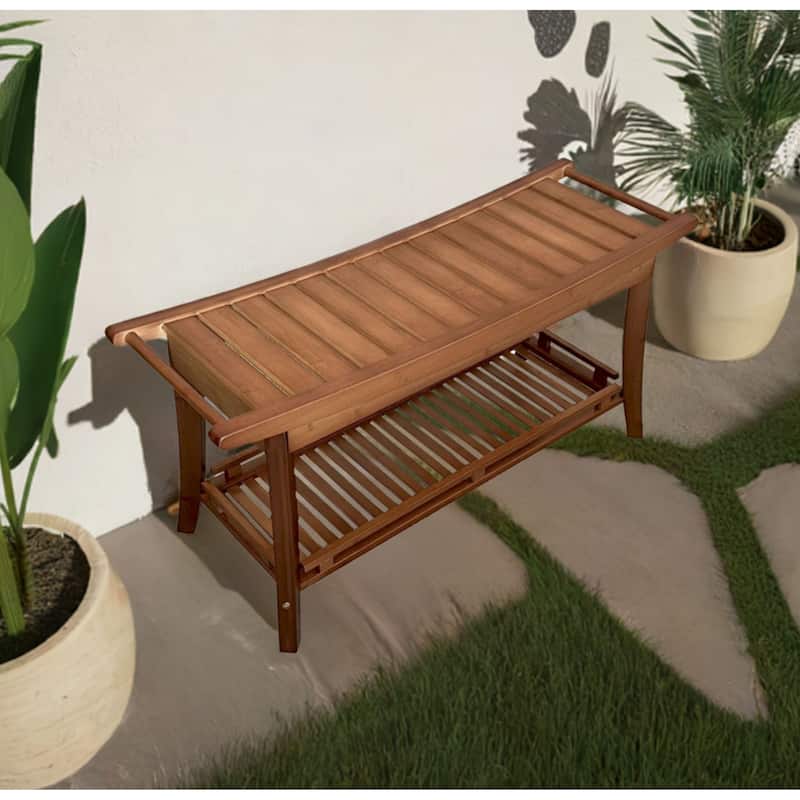 Solid Bamboo Premier 39" Spa Bench