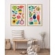 preview thumbnail 3 of 9, Kate and Laurel Sylvie Modern Fruits and Modern Veggies Framed Canvas Art Set by Rachel Lee of My Dream Wall