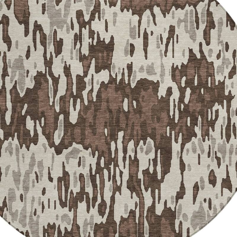 HomeRoots Striped Transitional Rectangle Outdoor Rug