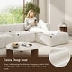 preview thumbnail 35 of 60, Christopher Knight Home - 122" Modern L-Shaped Sectional Sofa with Chaise Lounge, No assembly