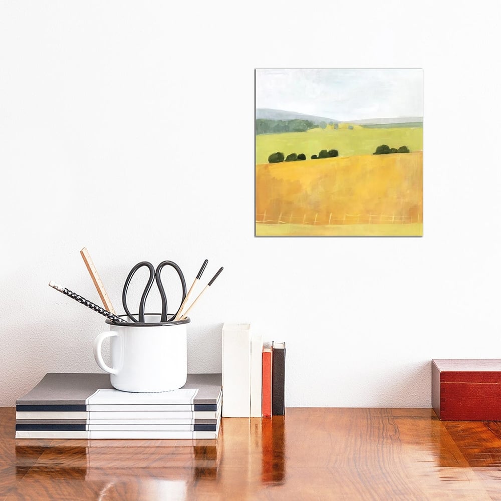 iCanvas "Soft Fieldscape II" by Victoria Borges Canvas Print