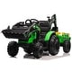 preview thumbnail 2 of 23, 24V Electric Ride On Car for Kids,2-Seater Dump Truck Green