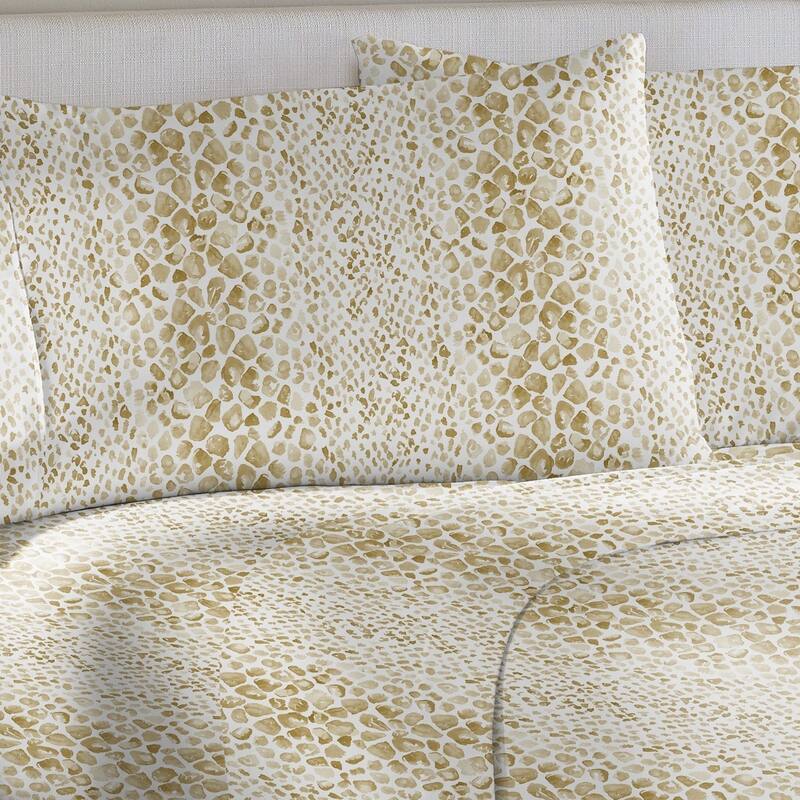 Pointehaven Combed Cotton Crisp Percale Printed 2 pc Pillow Cases