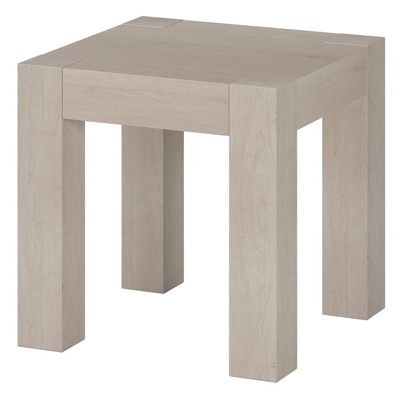 Wood Square End Table with 4 Legs 22 Inches MDF Wood - 22” x 22” x 22” (D x W x H)