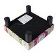 preview thumbnail 132 of 130, The Curated Nomad Performance Fabric Stardust Square Upholstered Footstool Ottoman