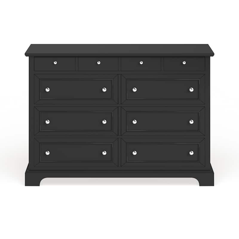 Bedford Black Wood Dresser and Optional Matching Mirror by Home Styles