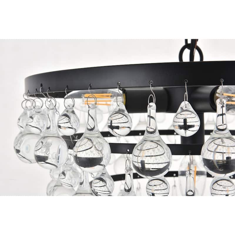 Kora 5 light Black Pendant