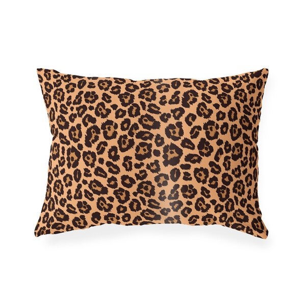 leopard lumbar pillow